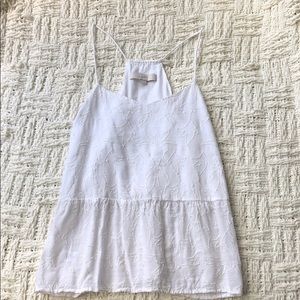 Loft white tank top